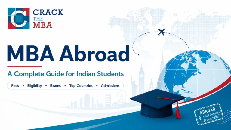 MBA Abroad for Indian Students: Fees, Eligibility, Countries, Exams, Colleges, and Admissions Guide