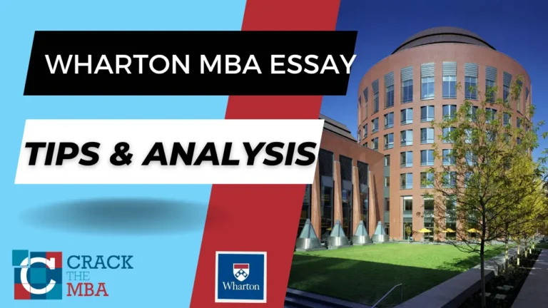 Wharton MBA Essay Tips & Analysis 2026–2027