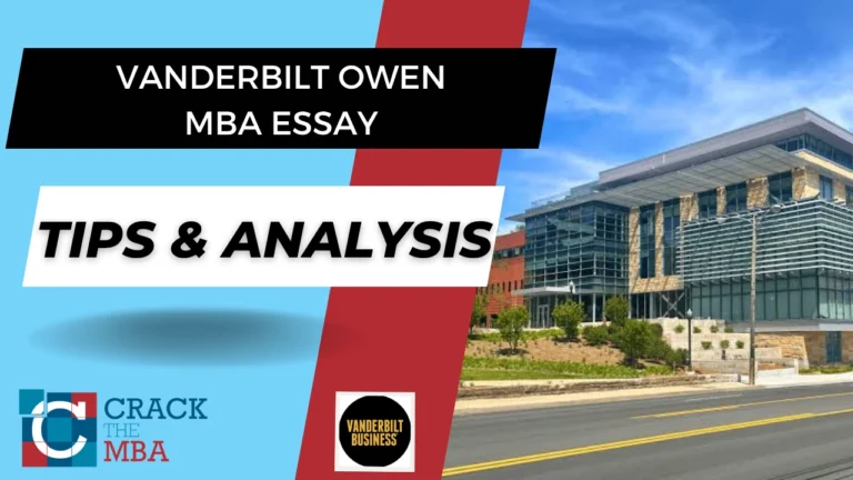 Vanderbilt Owen MBA Essay Tips & Analysis 2026-2027